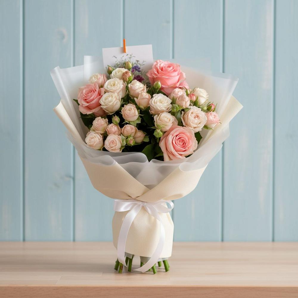 Букет цветов из: Розы в Старочеркасской