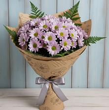 Букет цветов из:  Хризантемы в Старочеркасской