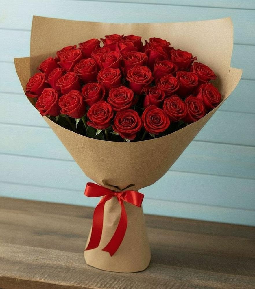 Букет Красные розы Милано в Старочеркасской