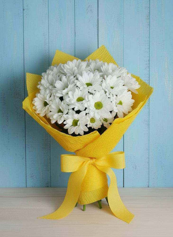 Букет цветов из: Хризантемы в Старочеркасской