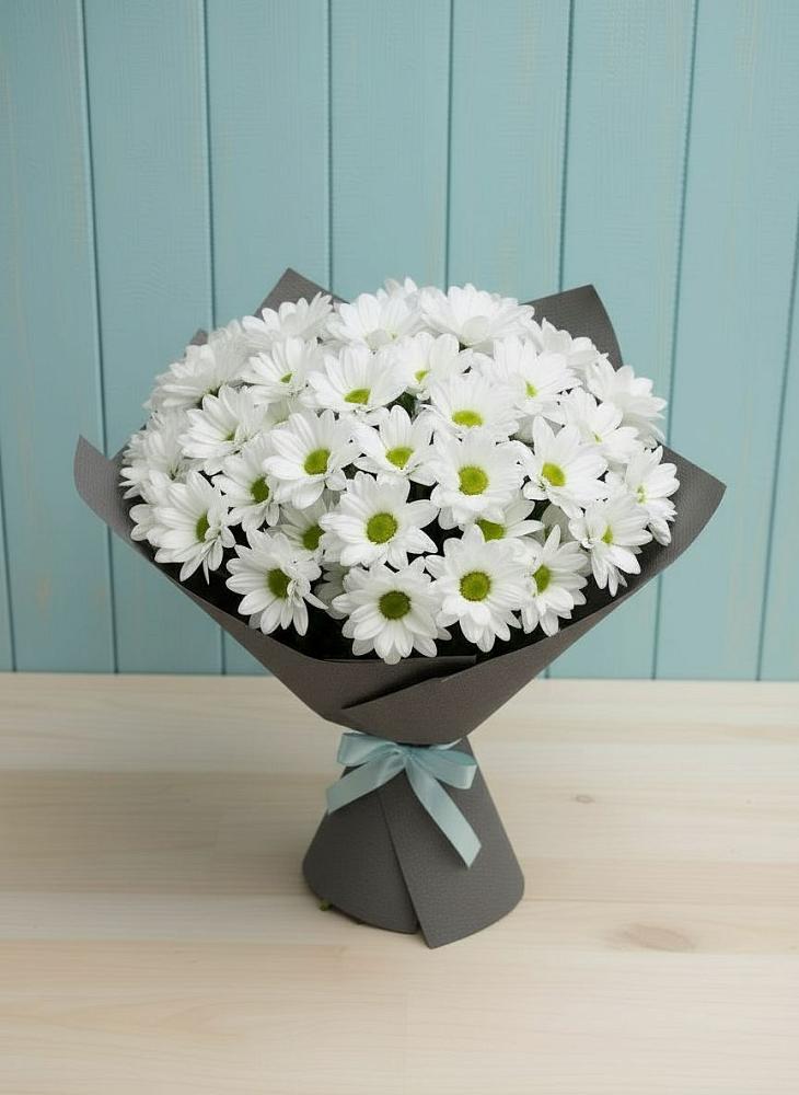 Букет цветов из: Хризантемы в Старочеркасской