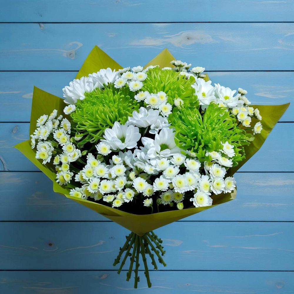 Букет цветов из: Хризантемы в Старочеркасской