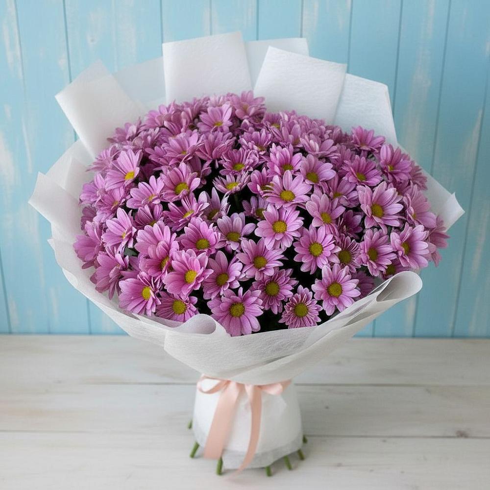 Букет цветов из: Хризантемы в Старочеркасской