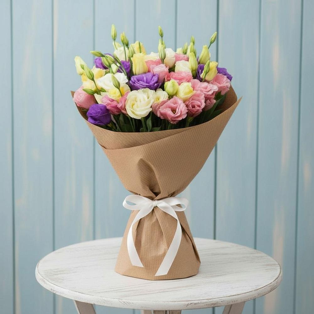 Букет цветов из: Лизиантусы в Старочеркасской