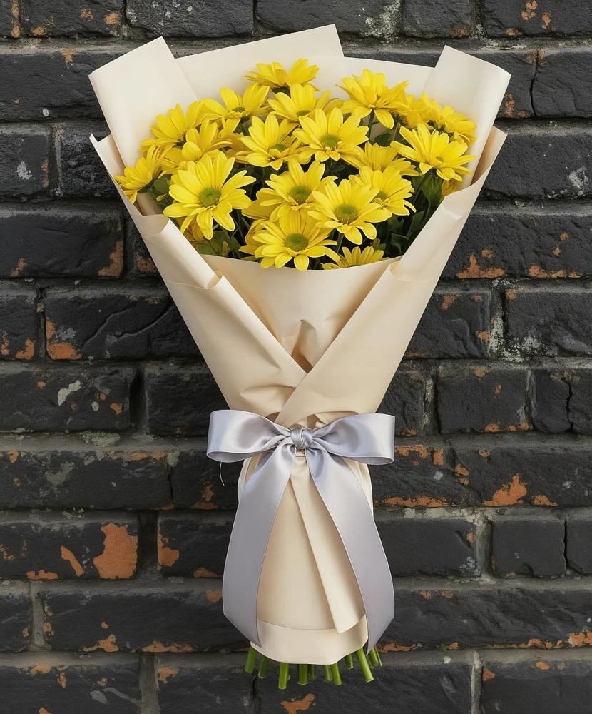 Букет цветов из: Хризантемы в Старочеркасской