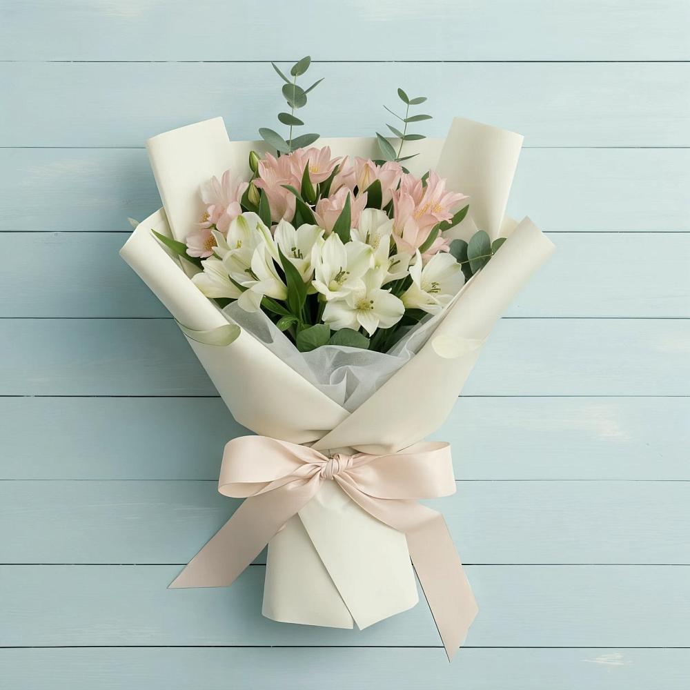 Букет цветов из: Альстромерии в Старочеркасской