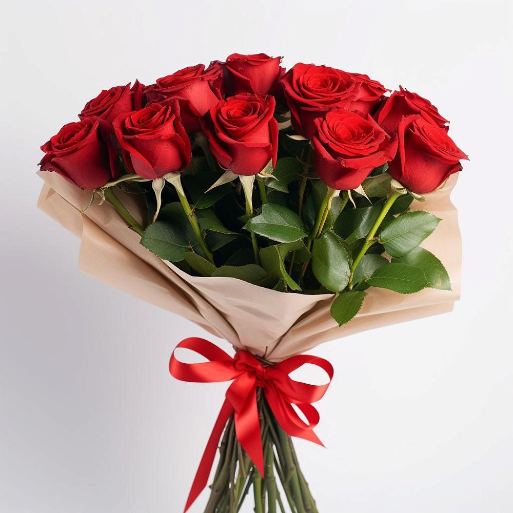 Букет 11 Красных роз Эдлесс Лав в Старочеркасской