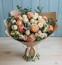 Букет цветов из:  Альстромерии и Розы в Старочеркасской